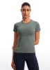 Seamless Hip Length Short Sleeve sold by CRZ Yoga