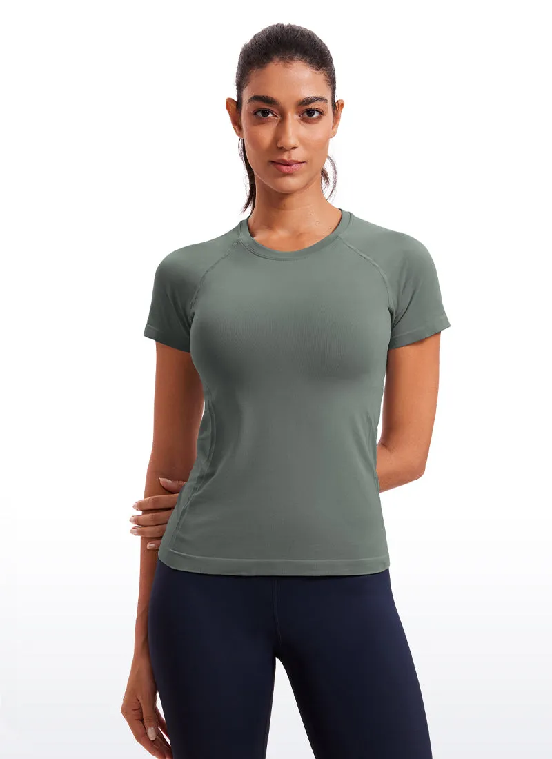 Seamless Hip Length Short Sleeve sold by CRZ Yoga product image thumbnail 5