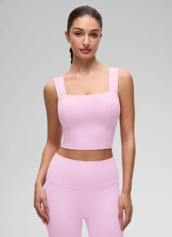 Butterluxe Wide Straps Built in Bra Tank sold by CRZ Yoga