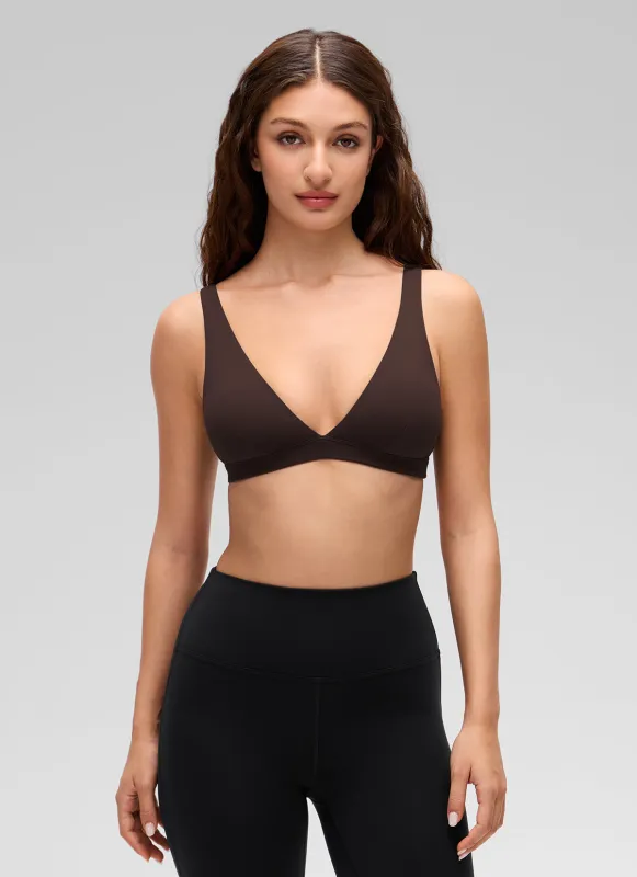 Butterluxe Soft Double Lined V Neck Sports Bra sold by CRZ Yoga