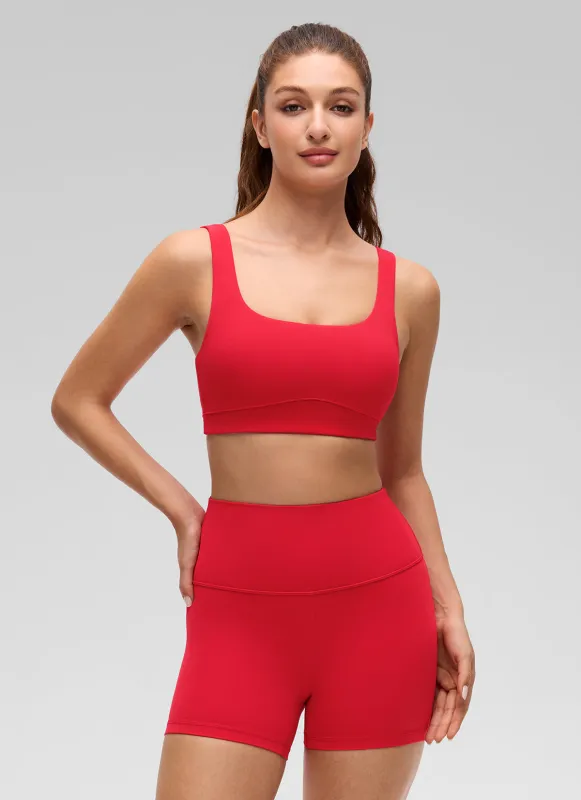 Butterluxe U Back Wide Straps Sports Bra sold by CRZ Yoga