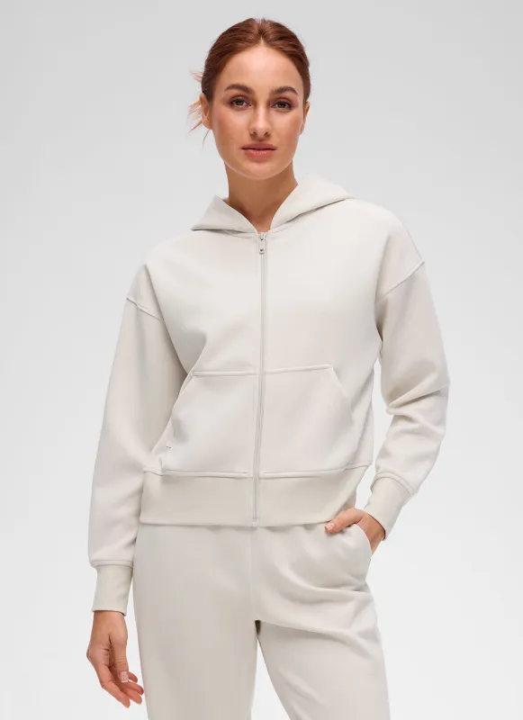SoftAura Full Zip Waist Length Hoodie sold by CRZ Yoga