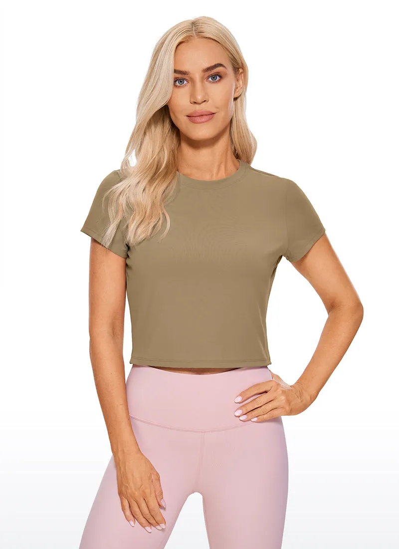 Butterluxe Cropped Short Sleeve sold by CRZ Yoga