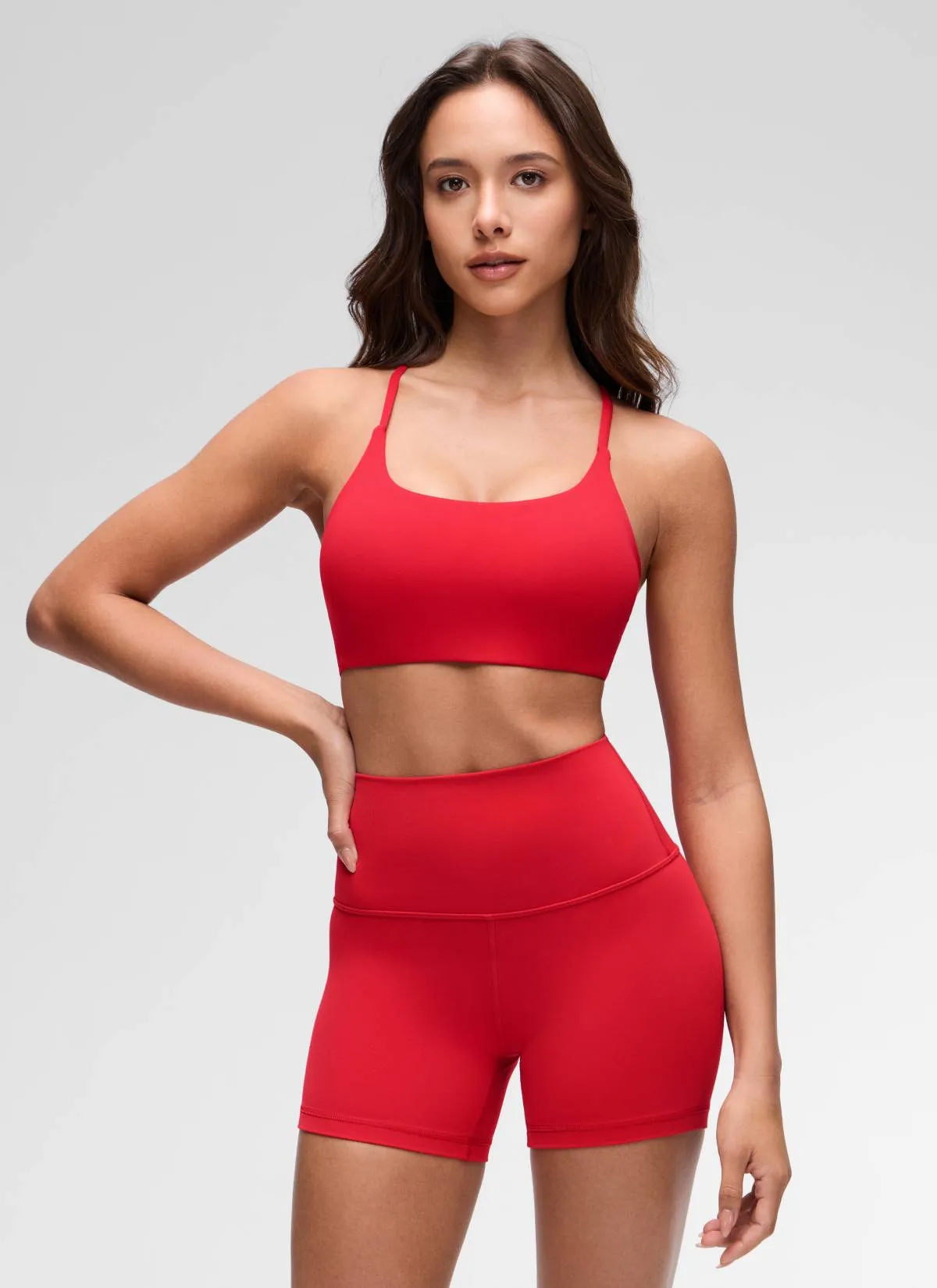Butterluxe Twist Cross Back Sports Bra sold by CRZ Yoga product image thumbnail 2