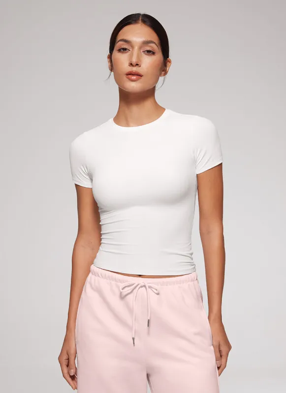 Softembrace Fitted Short Sleeve made by CRZ Yoga