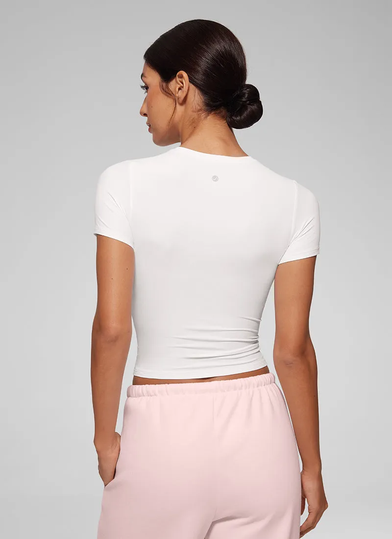Softembrace Fitted Short Sleeve sold by CRZ Yoga product image thumbnail 2