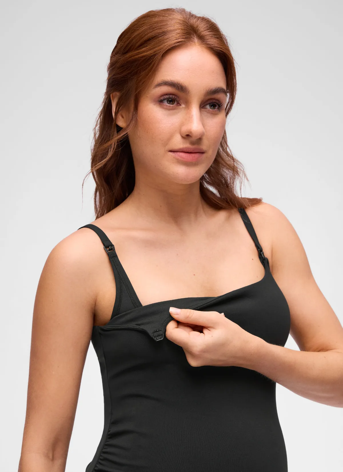 Butterluxe Maternity Clip Down Nursing Tank sold by CRZ Yoga product image thumbnail 3