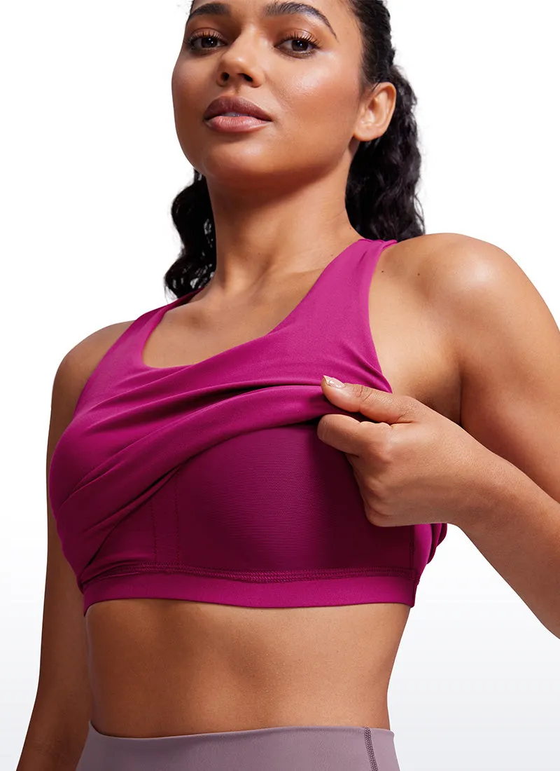Butterluxe Waist Length Built in Bra Tank sold by CRZ Yoga product image thumbnail 3