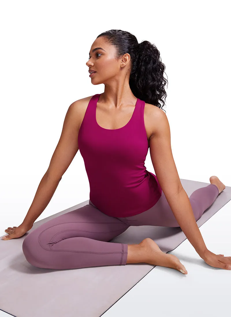 Butterluxe Waist Length Built in Bra Tank sold by CRZ Yoga product image thumbnail 4