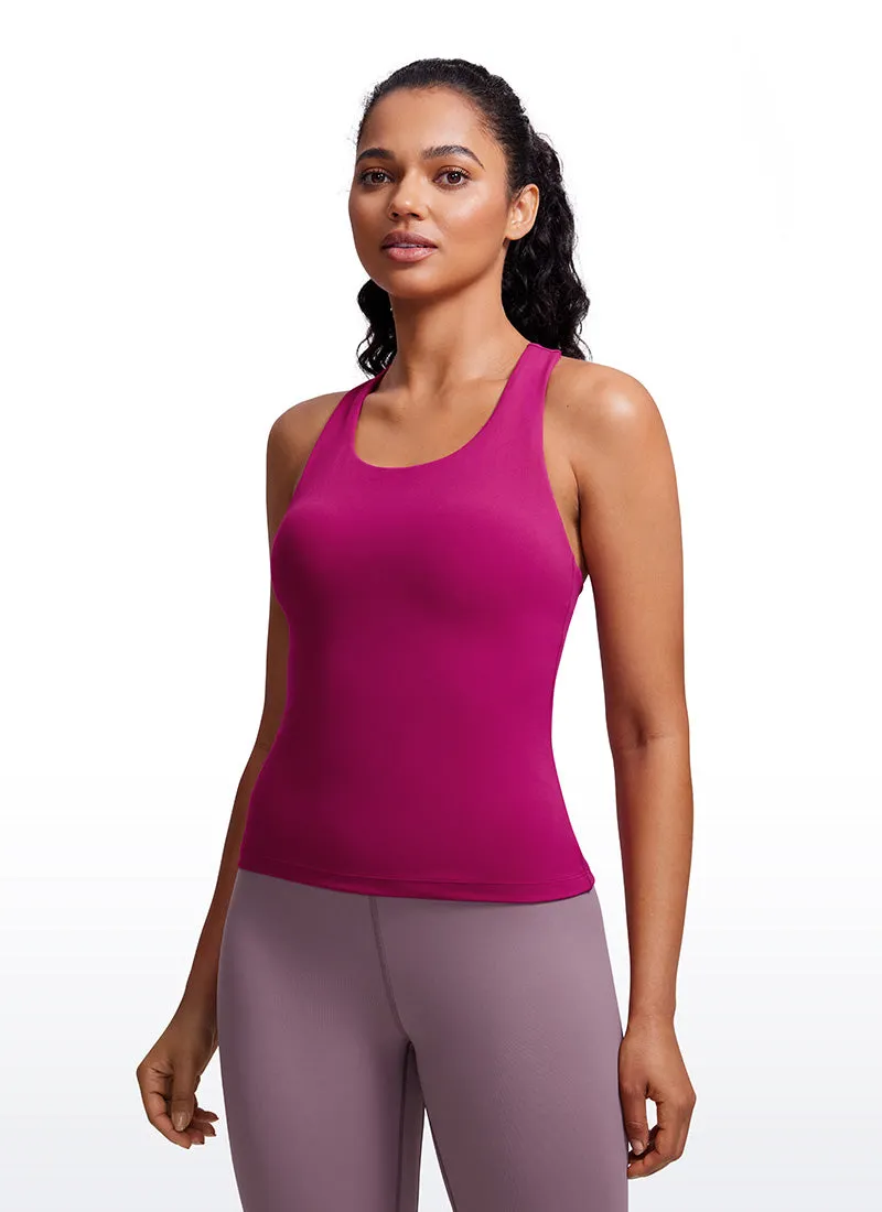 Butterluxe Waist Length Built in Bra Tank sold by CRZ Yoga product image thumbnail 2