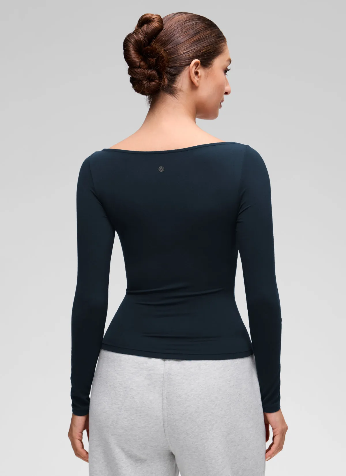 Softembrace Boat Neck Long Sleeve sold by CRZ Yoga product image thumbnail 2