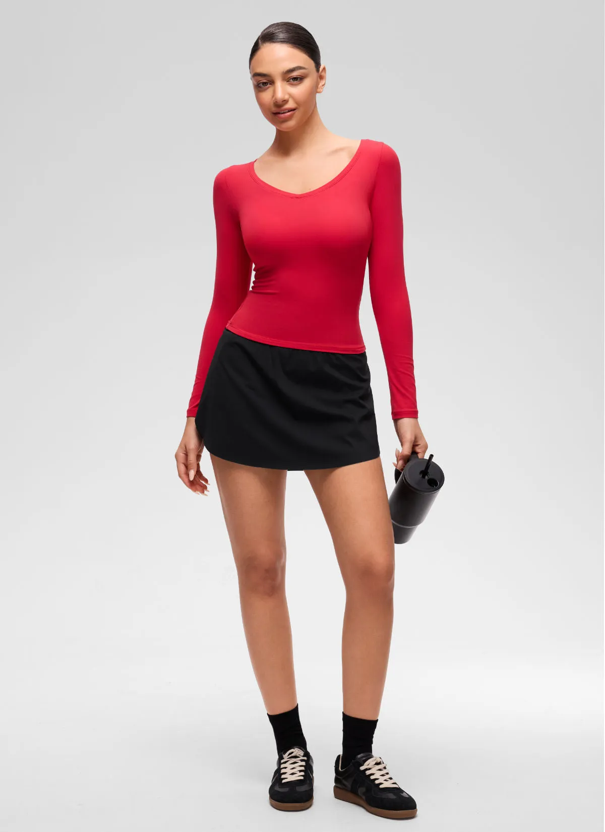 Softembrace V Neck Long Sleeve sold by CRZ Yoga product image thumbnail 3