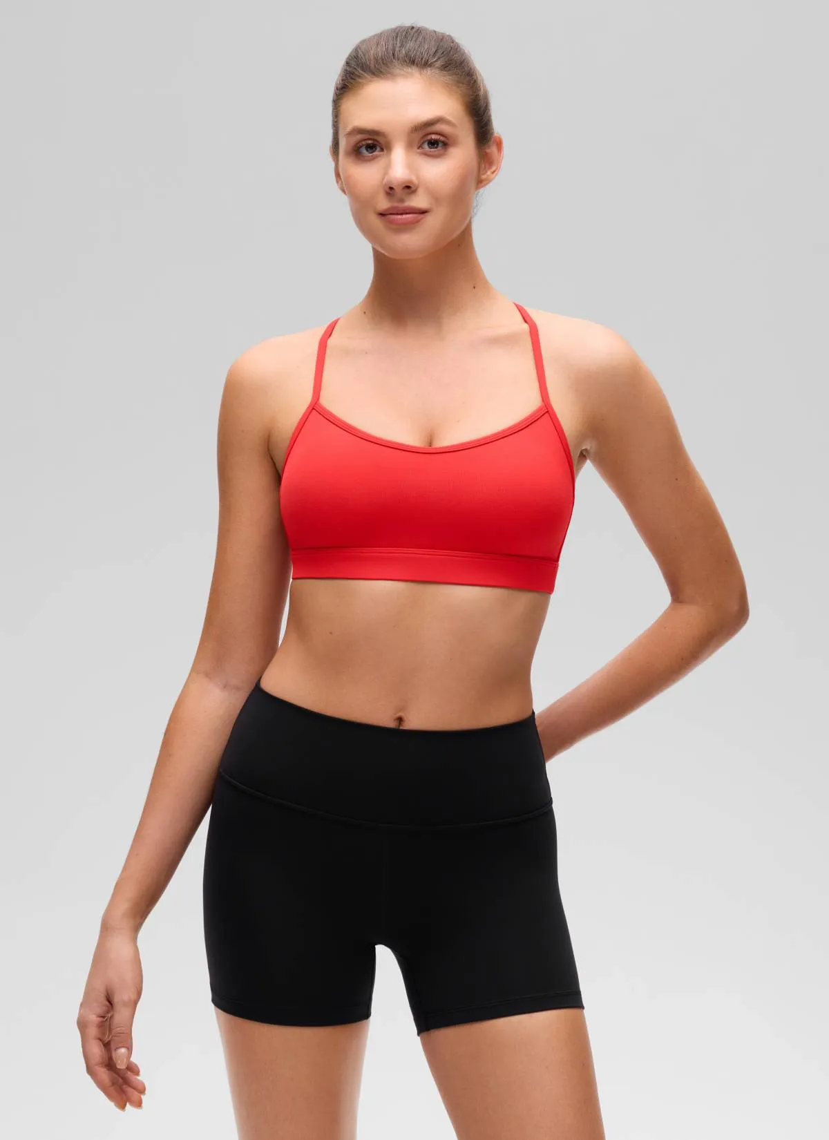 Butterluxe Thin Strap Cross Back Sports Bra sold by CRZ Yoga product image thumbnail 5