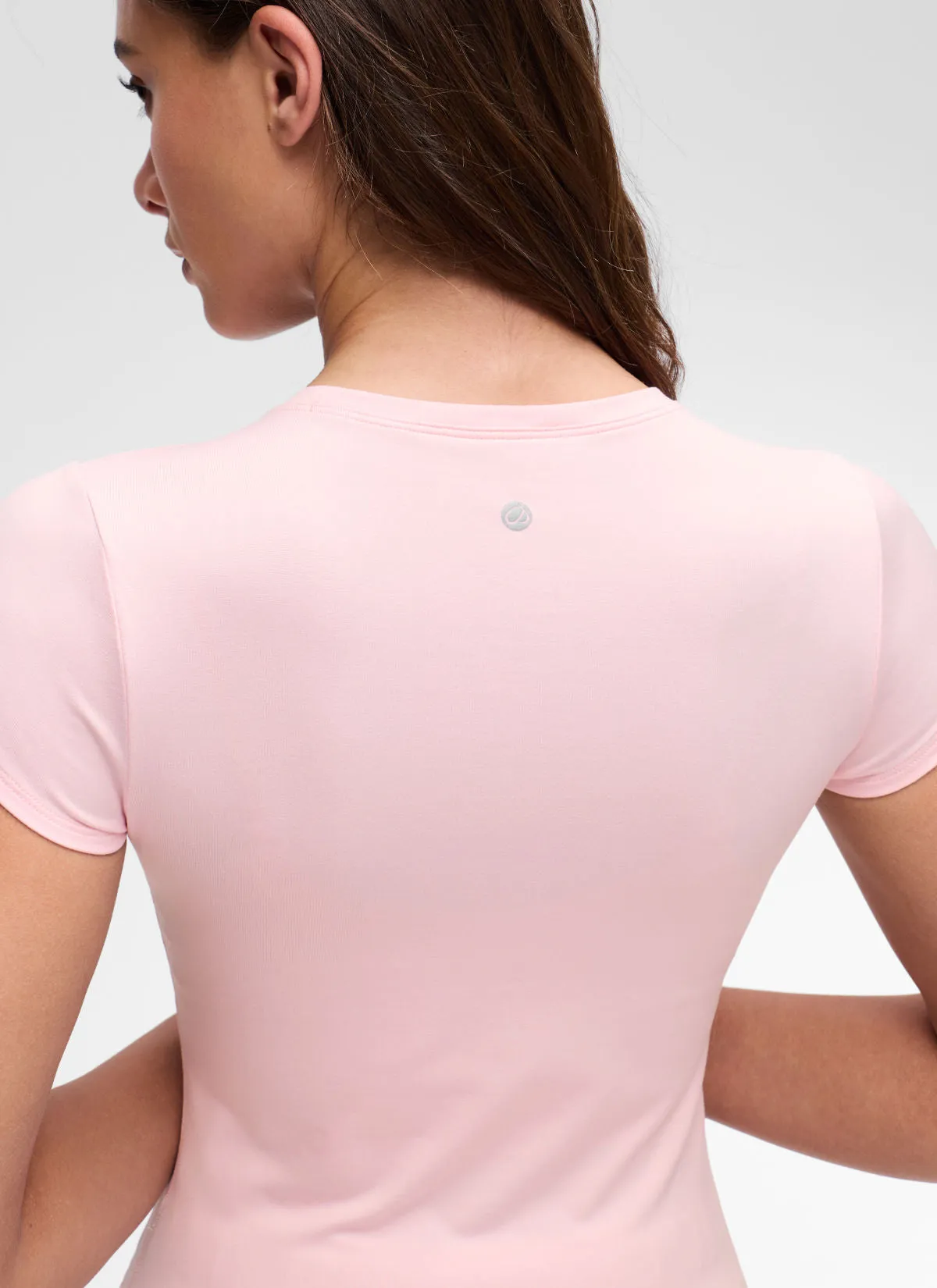 Cloud Jersey Waist Length Short Sleeve sold by CRZ Yoga product image thumbnail 4