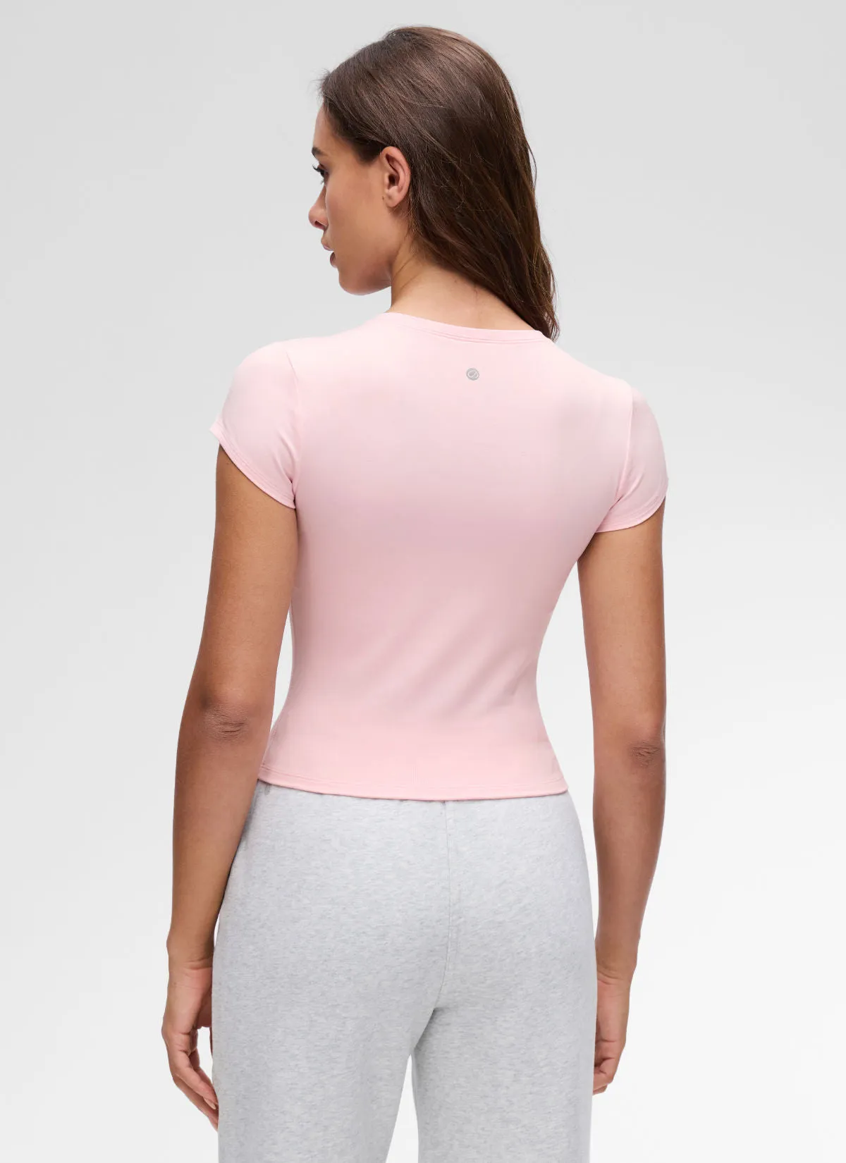 Cloud Jersey Waist Length Short Sleeve sold by CRZ Yoga product image thumbnail 2