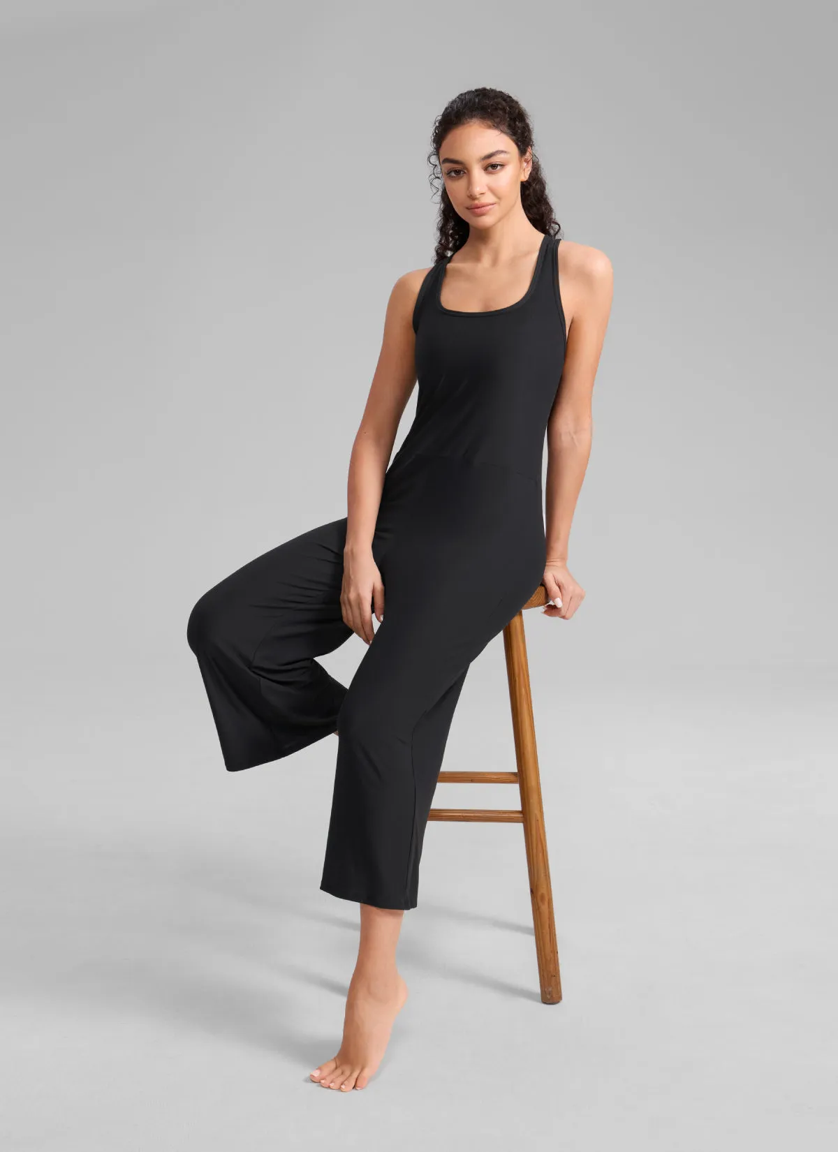 Cloudweight Racerback Wide Leg Jumpsuit sold by CRZ Yoga product image thumbnail 3