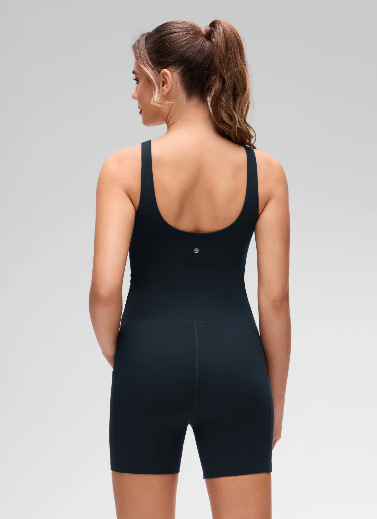 Butterluxe Maternity U Neck Pocket Romper 5'' sold by CRZ Yoga product image thumbnail 2