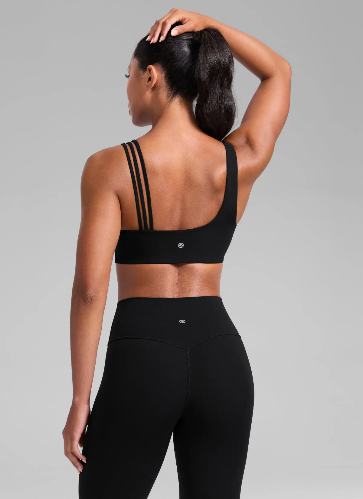 Butterlift® Asymmetric Straps Sports Bra sold by CRZ Yoga