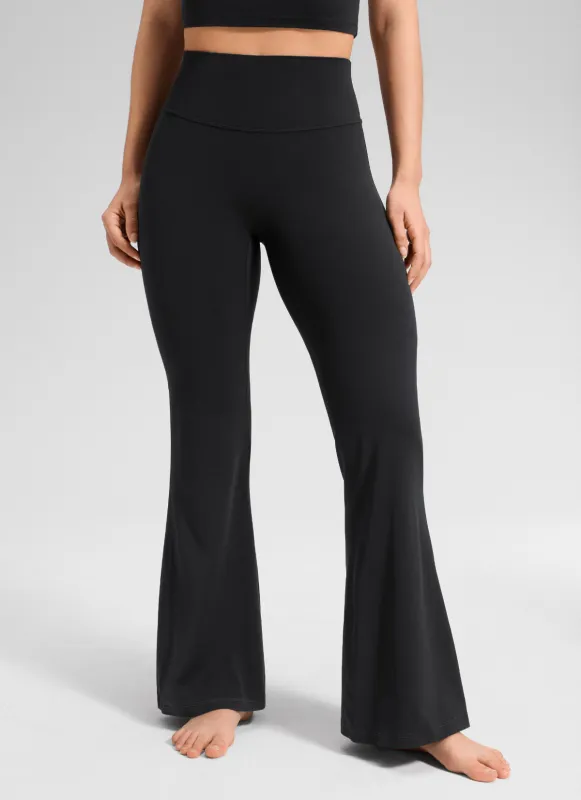 Softretch No Front Seam Flare Legging 31" made by CRZ Yoga