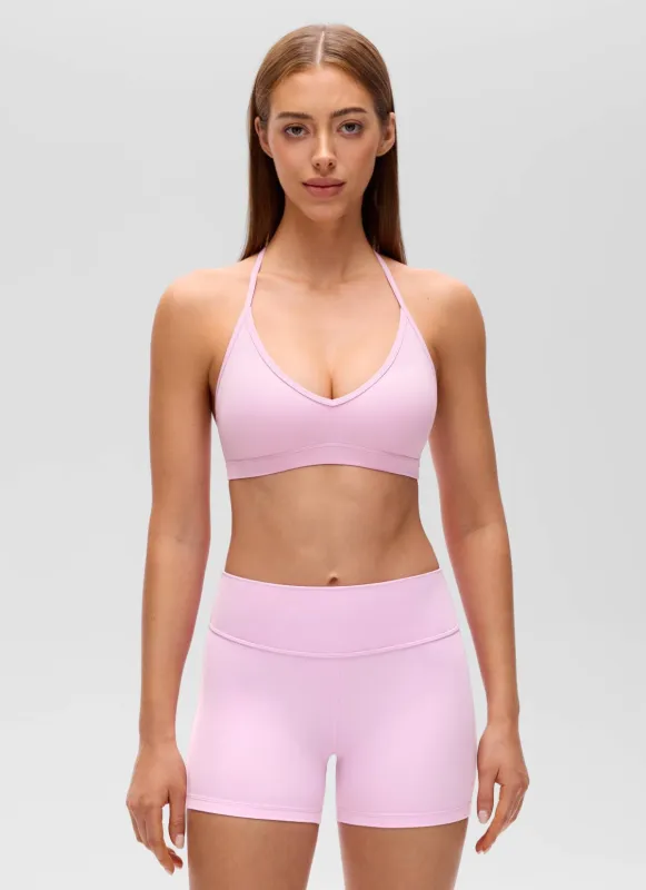 Butterluxe Soft Double Lined T Back Sports Bra made by CRZ Yoga