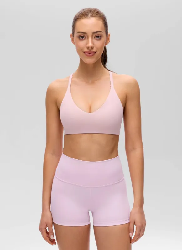 Butterluxe Thin Straps Racerback Sports Bra made by CRZ Yoga