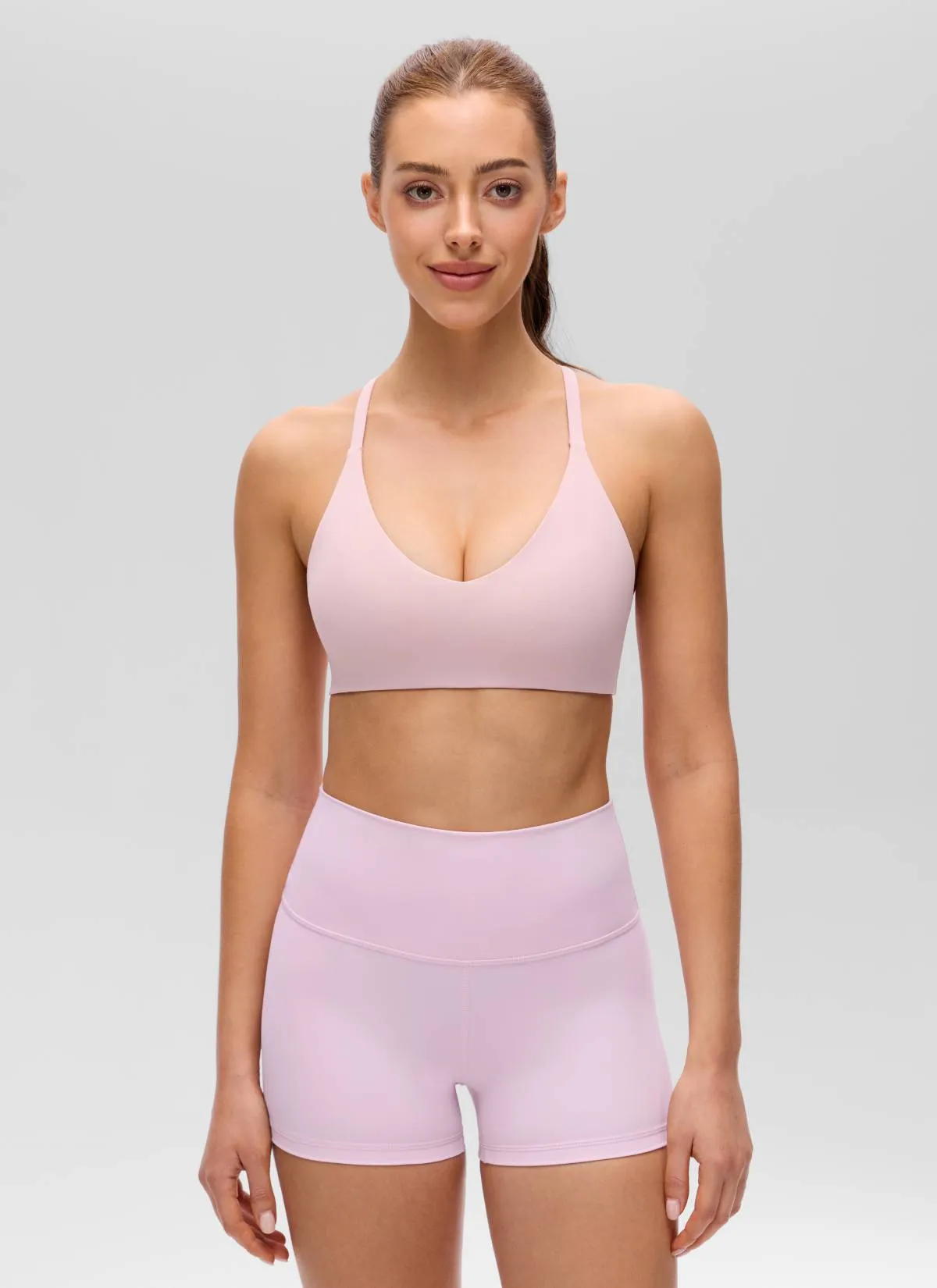 Butterluxe Thin Straps Racerback Sports Bra sold by CRZ Yoga