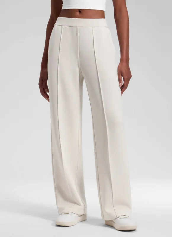 SoftAura Pintuck Straight Leg Sweatpant 30" made by CRZ Yoga