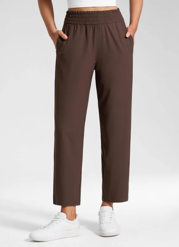 Feathery-Fit Drapey Tapered Ankle Pant 27" made by CRZ Yoga