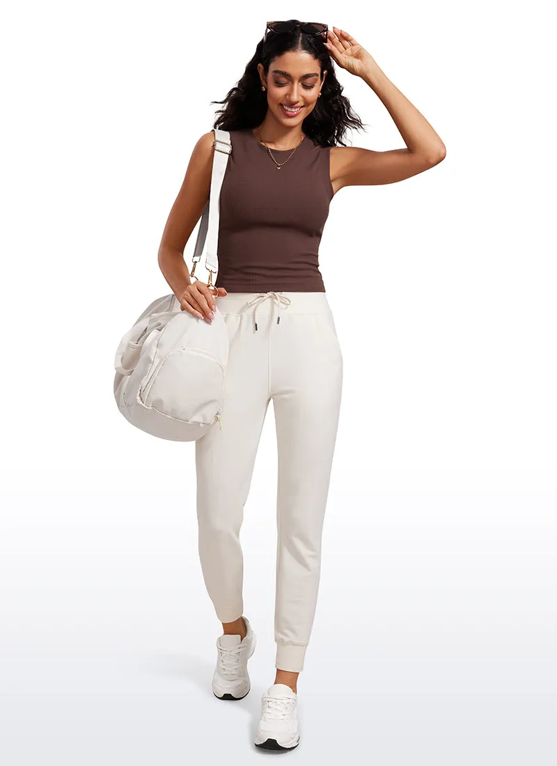 Ribbed Waist Length High Neck Tank sold by CRZ Yoga product image thumbnail 3