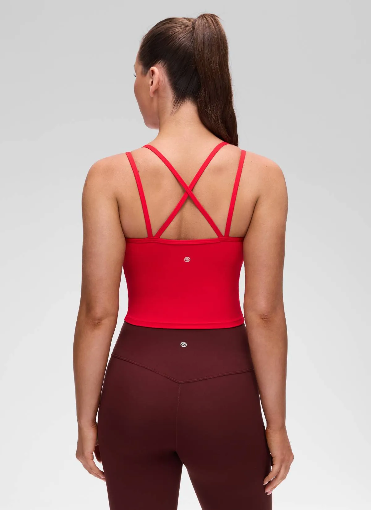 Butterluxe V Neck Cross Back Built in Bra Tank sold by CRZ Yoga product image thumbnail 2