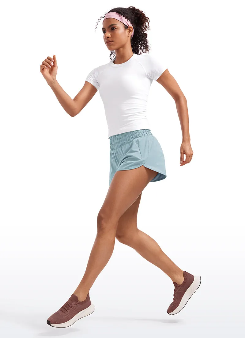 Feathery-Fit Soft Pocket High Rise Shorts 3'' sold by CRZ Yoga product image thumbnail 3