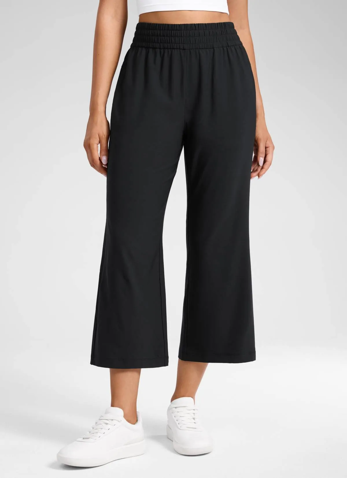 Feathery-Fit Drapey High Rise Flare Pant 23" sold by CRZ Yoga