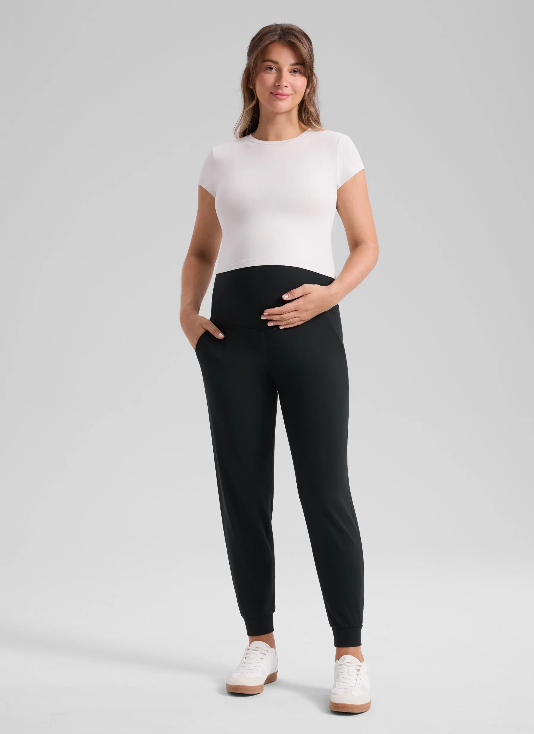Softretch Maternity Loose-Fit Jogger 27" sold by CRZ Yoga product image thumbnail 3