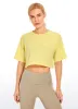Pima Cotton Short Sleeves Cropped sold by CRZ Yoga