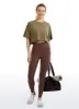 Pima Cotton Short Sleeves Cropped sold by CRZ Yoga