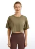 Pima Cotton Short Sleeves Cropped sold by CRZ Yoga