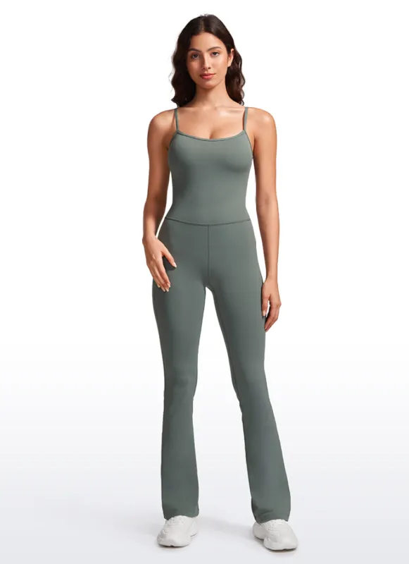 Butterluxe Flare Jumpsuits Build-in Bra Bodysuits 30'' sold by CRZ Yoga