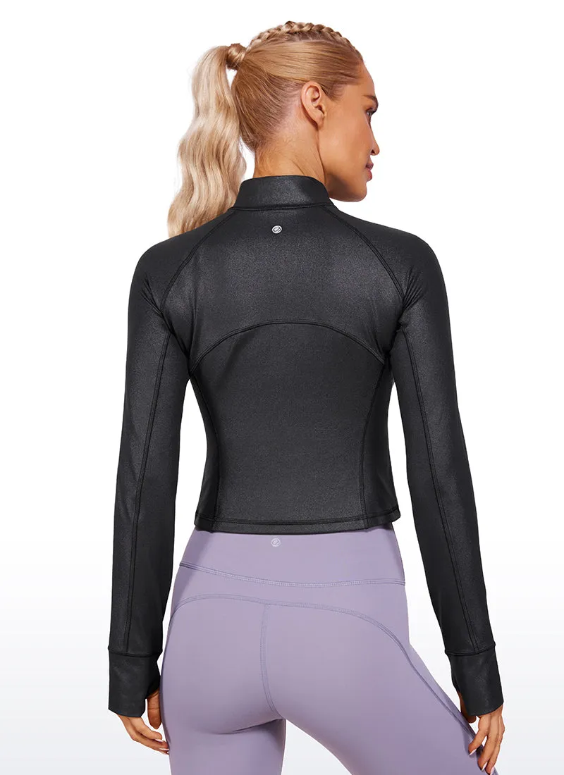 Butterluxe Half Zip Cropped Long Sleeve sold by CRZ Yoga product image thumbnail 2
