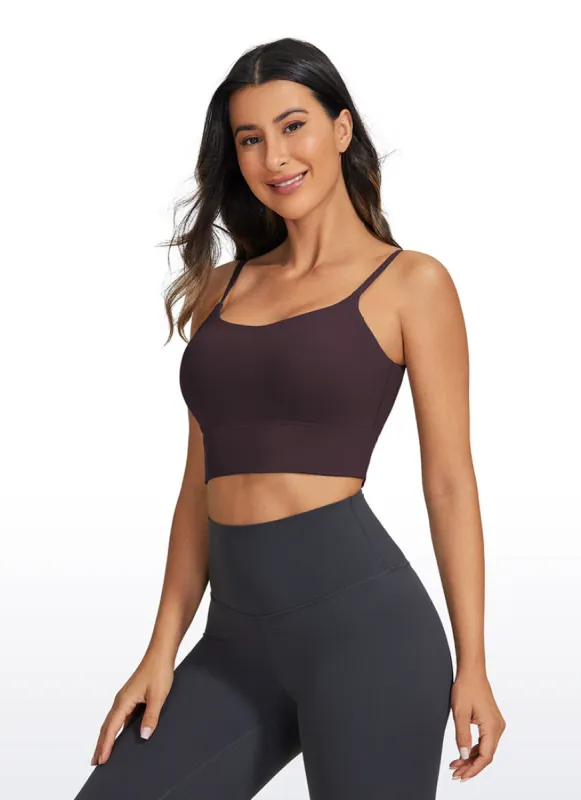 Brushed Nakedfeel Longline Bra Adjustable sold by CRZ Yoga