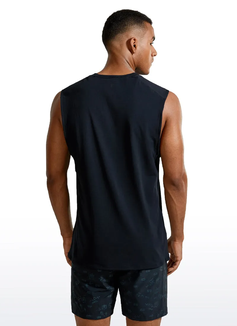 Pima Cotton Muscle Tank sold by CRZ Yoga product image thumbnail 5