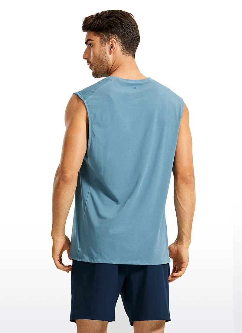 Pima Cotton Muscle Tank sold by CRZ Yoga product image thumbnail 2