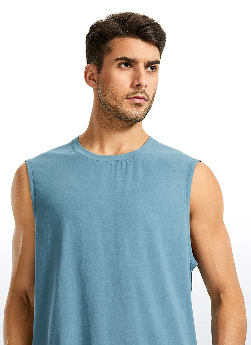 Pima Cotton Muscle Tank sold by CRZ Yoga product image thumbnail 3