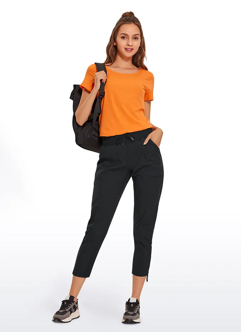 Striped Pants with Pockets 25''- Cinched Leg sold by CRZ Yoga product image thumbnail 2