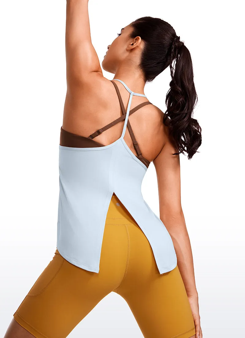 Lightweight Tie Back Halter V Neck Tank sold by CRZ Yoga product image thumbnail 4