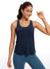 Pima Cotton Hip Length Racerback Tank sold by CRZ Yoga