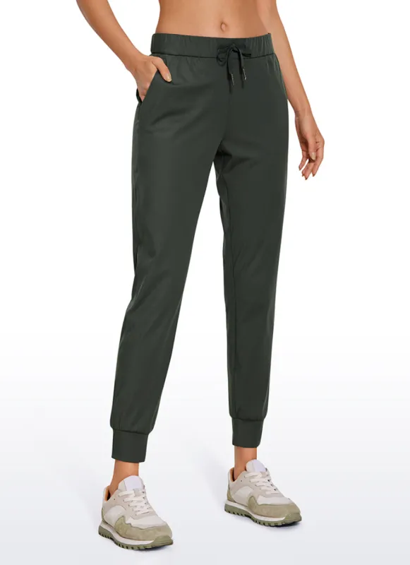 Stretch Drawstring Jogger with Pockets 27'' sold by CRZ Yoga