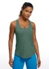 Pima Cotton Hip Length Racerback Tank sold by CRZ Yoga