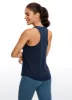 Pima Cotton Hip Length Racerback Tank sold by CRZ Yoga