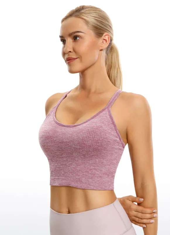 Seamless Longline Bra Y-back sold by CRZ Yoga