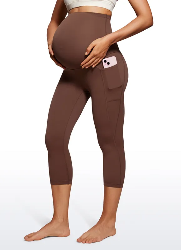 Butterluxe Maternity Leggings with Pockets 21"- Super High Waist sold by CRZ Yoga
